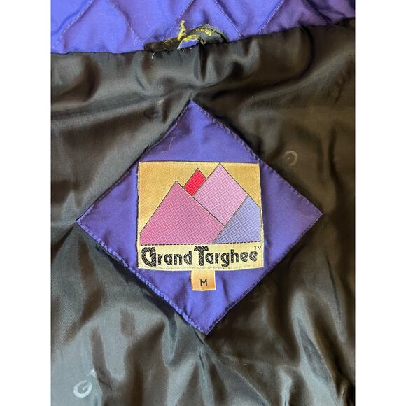 Vintage Grand Targhee women’s purple medium ski coat jacket apres gaper quilted - Picture 10 of 11